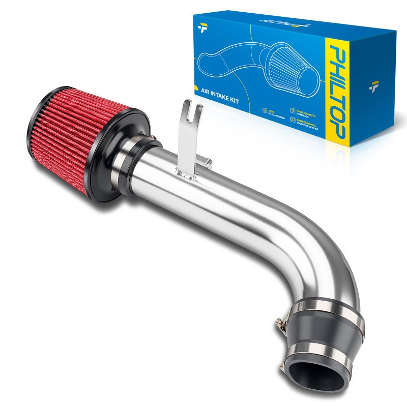 PHILTOP Cold Air Intake System Aluminum Polished High Flow Replacement for 20132018 Nisan Altima High Performance Filters